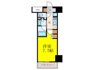 ザ・パークハビオ江坂公園の物件間取画像